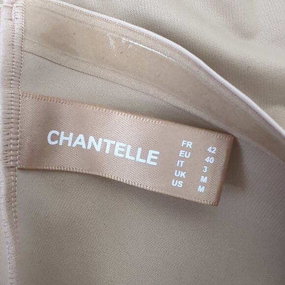 Chantelle Paris Womens Medium High Waist Slimming Shapewear Tummy Bottom Nude - Picture 3 of 5